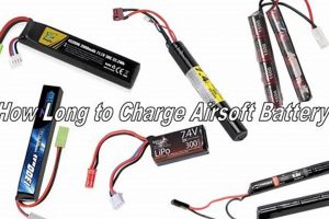 Airsoft Battery Charge Time: How Long To Charge an Airsoft Battery? Ultimate Airsoft Guide for Beginners, Tactics & Gear Reviews Airsoft Battery Charge Time: How Long To Charge an Airsoft Battery? | Ultimate Airsoft Guide for Beginners, Tactics & Gear Reviews