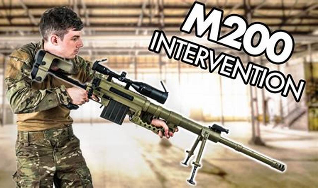 Unleash Precision: M200 CheyTac Intervention Airsoft Review | Ultimate Airsoft Guide for Beginners, Tactics & Gear Reviews