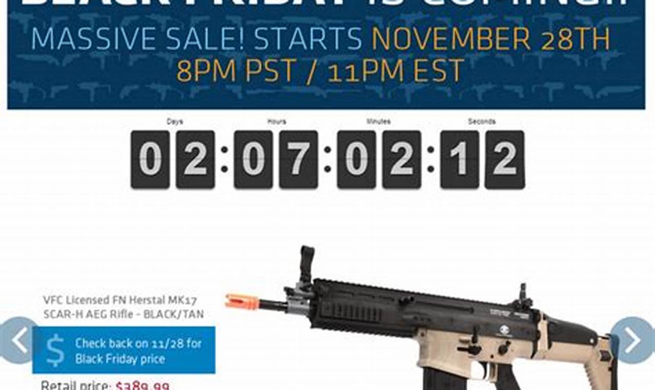 Epic Airsoft Black Friday Deals 2024 - Gear Up! | Ultimate Airsoft Guide for Beginners, Tactics & Gear Reviews